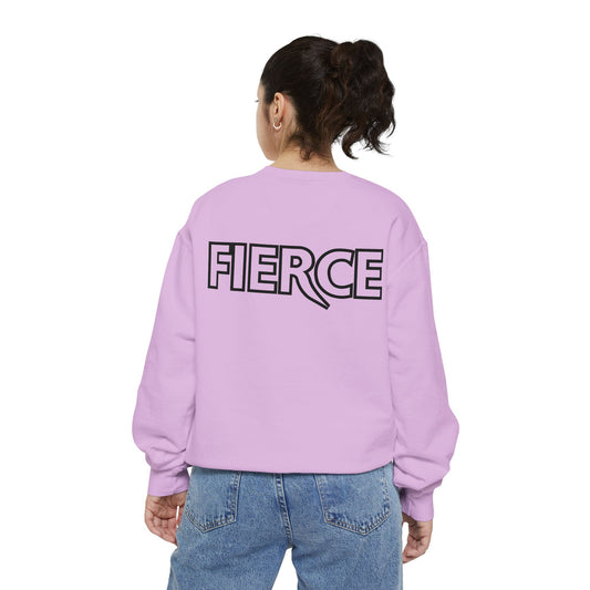 Fierce Classic Sweatshirt for Women – Black Print