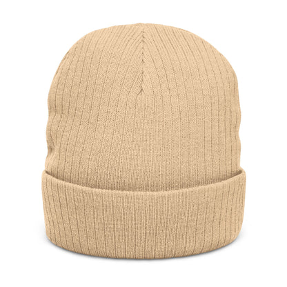 Fierce Embroidered Ribbed Unisex Beanie