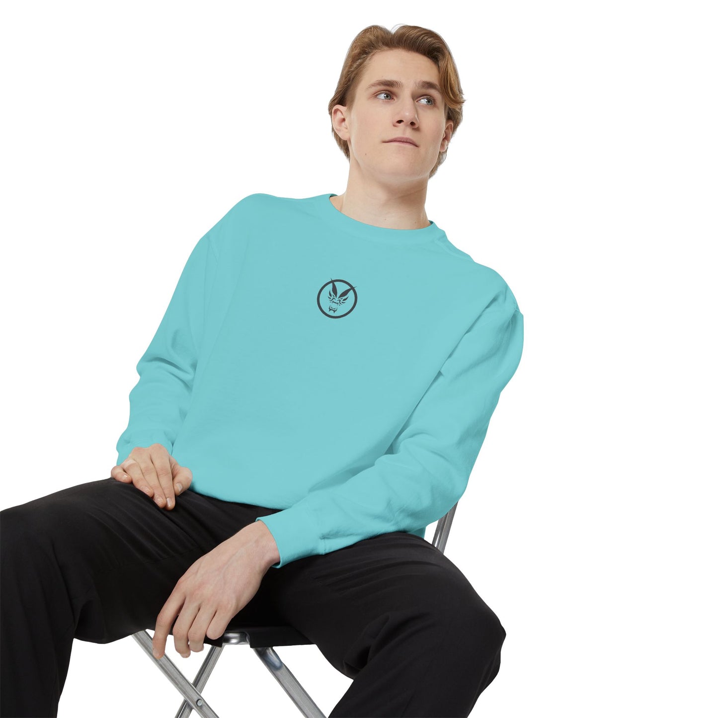 Fierce Classic Sweatshirt for Men- Orange Print