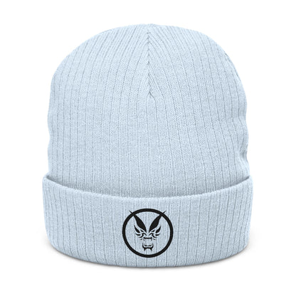 Fierce Embroidered Ribbed Unisex Beanie