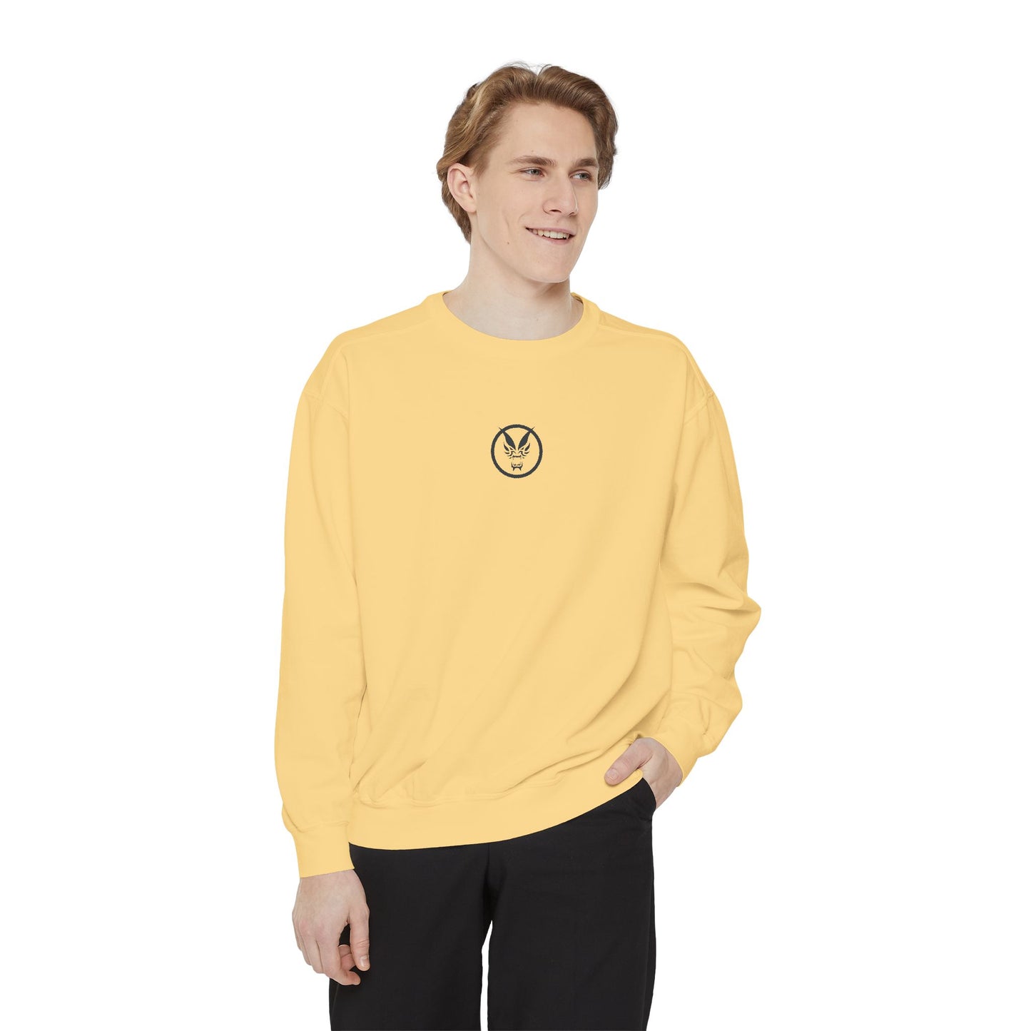 Fierce Classic Sweatshirt for Men- Orange Print